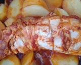 Foto del paso 6 de la receta: Arrolladito de pollo súper fácil!