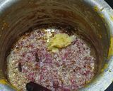 A picture of step 2 of Gujarati Vadi sabji.