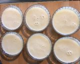 Une image de l'étape 4 de Crèmes vanille et noix de coco à l agar agar.