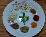 A picture of step 2 of Mushroom curry.