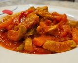 Foto del paso 6 de la receta Tiras de solomillo de cerdo guisadas con verduras