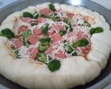 Foto langkah ke 9 dari resep Pizza Teflon *tanpa telur.