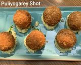 A picture of step 5 of Puliyogare Shots.