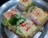 A picture of step 6 of Paneer Tikka Multigrain Open Bread Sandwich.