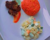 A picture of step 3 of Jollof rice.