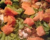 A picture of step 4 of Broccoli and chicken stove top.
