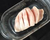 Foto langkah ke 5 dari resep Dada Ayam Tahu Kukus High Protein Good for Diet.
