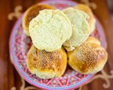 عکس مرحله 11 از دستور نان همبرگر (یا صبحانه)با خمیر ترش 🥯