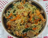 Foto langkah ke 4 dari resep Mix noodle with vegetable🥬🥕🍝.