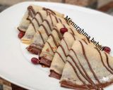 A picture of step 6 of Chocolate Crepes.