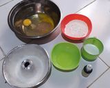 Foto langkah ke 1 dari resep Bolu pandan panggang.