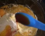 A picture of step 2 of Pancake with whipped cream.