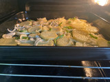 Dorada al horno con patata panadera