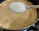 A picture of step 4 of Custard powder and coffee.