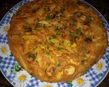 Foto del paso 5 de la receta: Tortilla de papa al verdeo