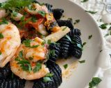 A picture of step 15 of Malloreddus al Nero di Seppia (Sardinian Gnocchetti).