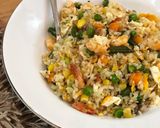 Foto langkah ke 1 dari resep Nasi Goreng Yang Chow Udang Kembung.