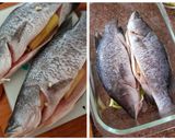 A picture of step 1 of Thai Steamed Fish.