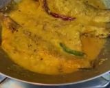A picture of step 3 of Aam Kasundi Bhetki.