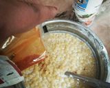 A picture of step 4 of Boondi Raita.