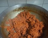 A picture of step 9 of Gajar Pak/ Gajar Ki Burfi.