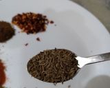 A picture of step 2 of Hyderabadi chicken dum biryani.