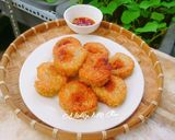 Hình bước làm 2 của món Bánh tét chiên mùa giãn cách