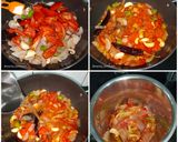 A picture of step 2 of Paneer Angara.