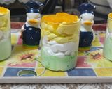 A picture of step 8 of Colour full kesariya mango mousse.