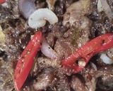 Gambar langkah 2 resipi Daging goreng black pepper.