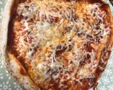 A picture of step 3 of Easy fast 3 minute pizza.