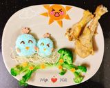 Hình bước làm 4 của món Trang trí cơm tối cho con