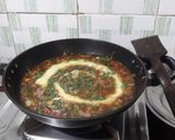 A picture of step 5 of Manchow soup.