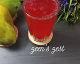 A picture of step 3 of Roohafza and Mango Drink.