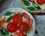 Foto langkah ke 4 dari resep Telur Asin Tahu Kukus.