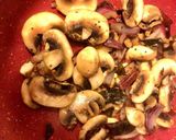 A picture of step 2 of Mushroom Pepper Stir Fry.