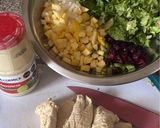 Foto del paso 1 de la receta: Ensalada de manzana con pollo