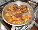 A picture of step 5 of Braised Steaks, Jon Style.