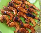 Foto langkah ke 3 dari resep Sate Udang Pedas Manis.