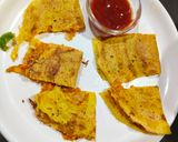 A picture of step 14 of Stuffed moong dal wrap.