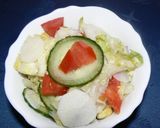 Tavaszi jégsaláta, fóliás csirke recept fázis 4 fotója