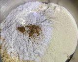 A picture of step 2 of Kaju katli.