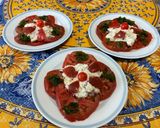 Une image de l'étape 11 de Petites salades de tomates au crabe.