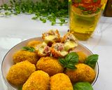 Foto langkah ke 6 dari resep Chicken Cordon Bleu Bite.