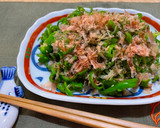 簡單日式小菜 青椒🫑吻仔魚　　　　簡単おばんざい的食譜步驟2照片