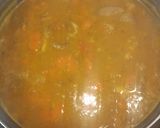 Foto del paso 12 de la receta Arroz caldoso de salmón, setas y langostinos
