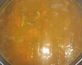 Foto del paso 12 de la receta: Arroz caldoso de salmón, setas y langostinos