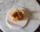 A picture of step 4 of Stuffed poatato kulcha.
