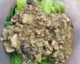 Foto langkah ke 2 dari resep Pokchoy siram ayam.