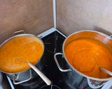 Őszibarack és sárgabarack dzsem recept fázis 3 fotója